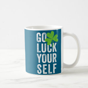 Mug Allez Chance À Vous Vintage Trèfle - Irlandais Drô