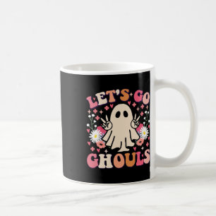 Mug Allez Fantômes Fleur Retro Fantôme Groovy Hallowee