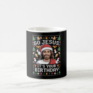 Mug Allez Jésus C'est ton Anniversaire Vilain Chandail