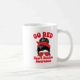 Mug Allez Rouge Maladie Cardiaque Sensibilisation Nous