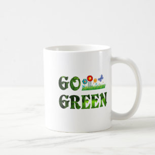 Mug Allez Vert Éco Amical Végétalien Sauver Forêt T Sh