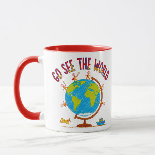 Mug Allez Voir Le Monde Dessin De Voyage Pour Enfants