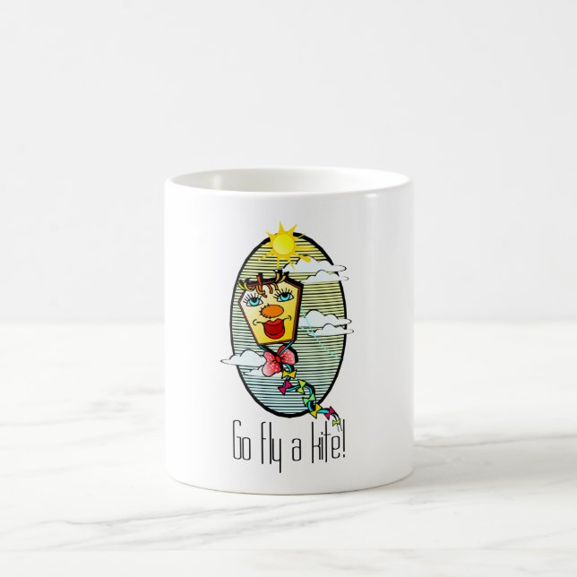 Mug Allez voler un cerf-volant 7 (Centre)