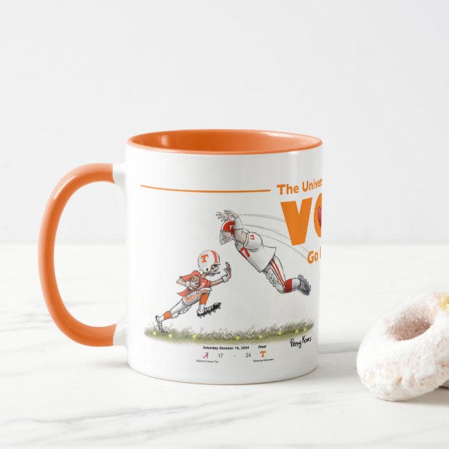 Mug Allez VOLS ! Allez Big Orange ! (Avec donut)