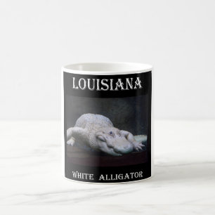 Mug Alligator blanc de la Louisiane nouveau