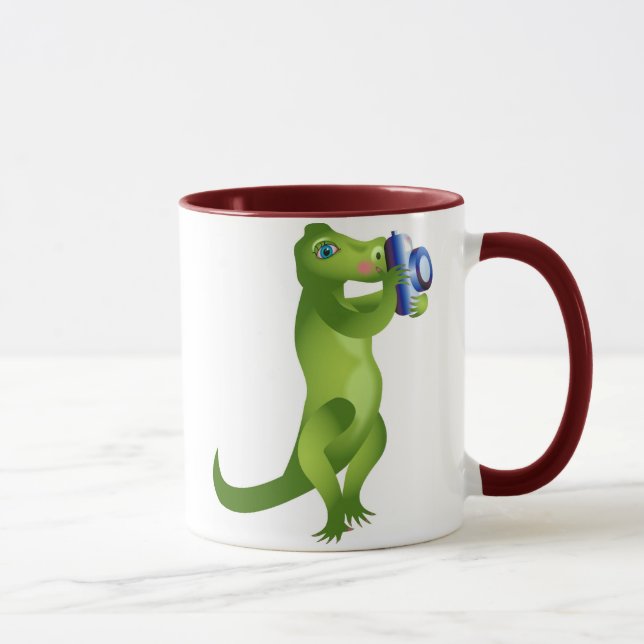 Mug Alligator d'appareil-photo (Droite)