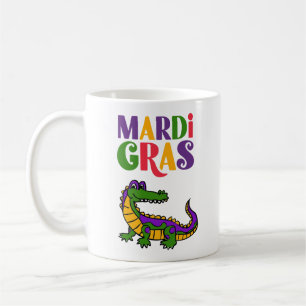 Mug Alligator Mardi Gras, Fête de Mardi Gras