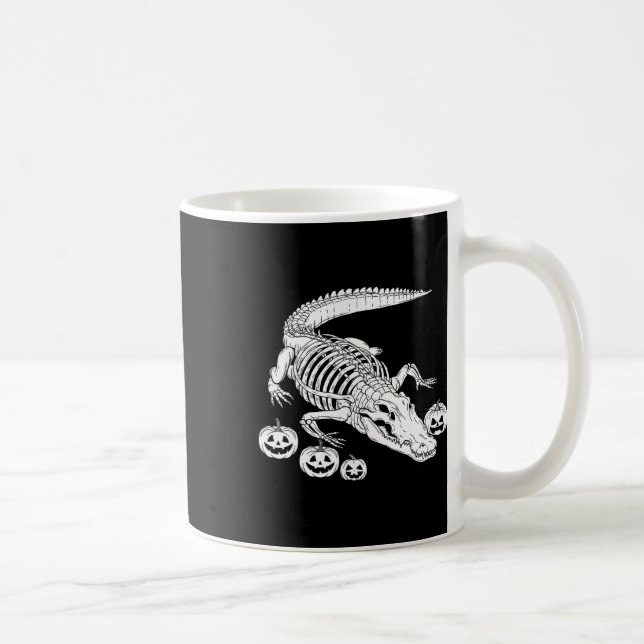 Mug Alligator Skeleton Anniversaire Halloween Hommes F (Droite)