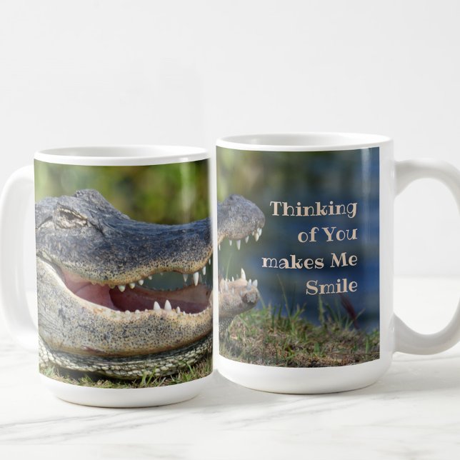 Mug Alligator souriant Grinning Gator Photographie (Créateur téléchargé)