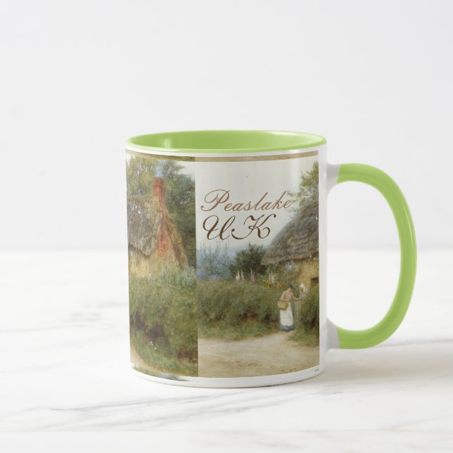 Mug Allingham Un chalet avec des tournesols à Peaslake (Droite)