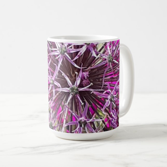 Mug Allium & Fleurs d'été (Devant droit)