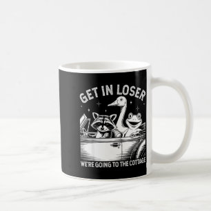 Mug Allons à la maison de campagne raton laveur oie gr
