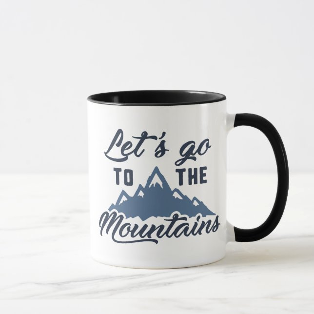 Mug Allons Aux Montagnes (Droite)