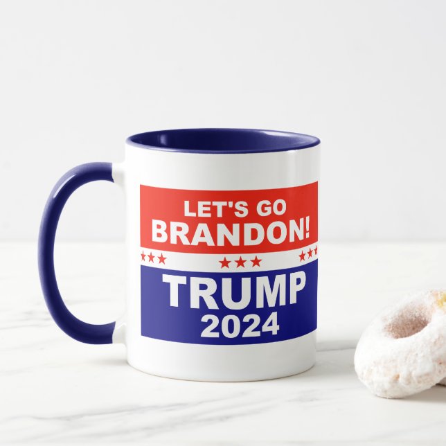 Mug Allons Brandon TRUMP 2024 (Avec donut)