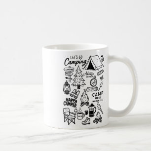 Mug Allons camper, amoureux de la nature, aventure au