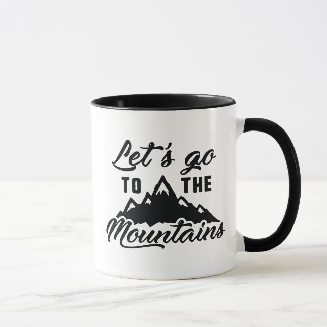 Mug Allons Dans Les Montagnes (Droite)