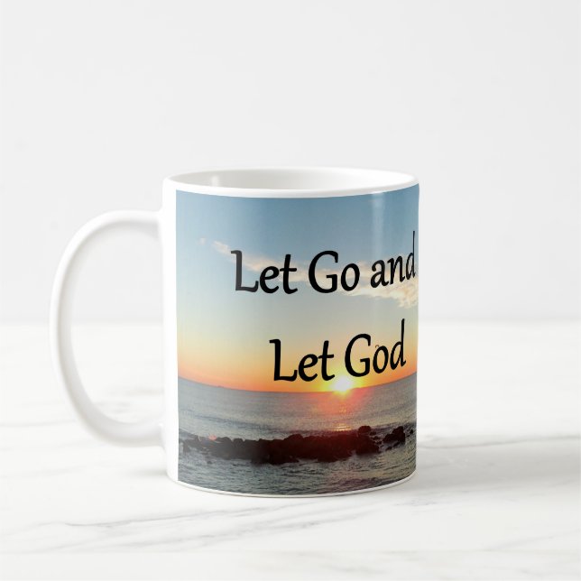 MUG ALLONS ET LAISSEZ DIEU SLEVER PHOTO (Gauche)