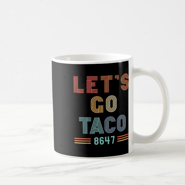Mug Allons Taco 8647 Drapeau US 86 47 Hommes Femmes 7  (Droite)