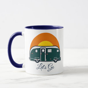 Mug Allons-y ! Camper Vintage amusant RV