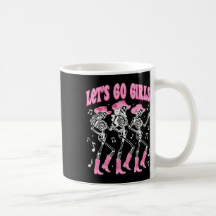 Mug Allons-y Filles Skeleton Cowgirls Dancing Disco By