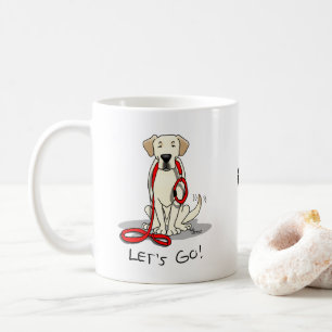 Mug Allons-y ! Yellow Lab Labrador Retriever Dog Cute