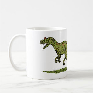 Mug Allosaurus de Dinosaure jurassique