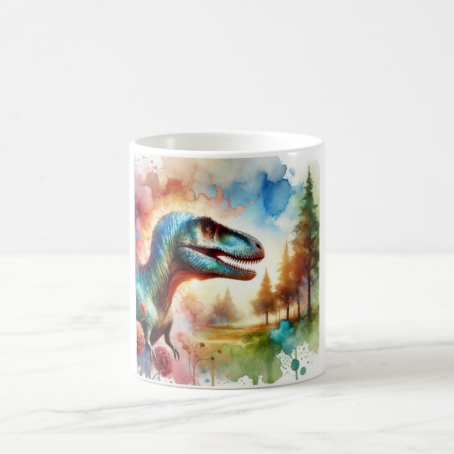 Mug Allosaurus Majesty 100724AREF112 - Watercolor (Centre)