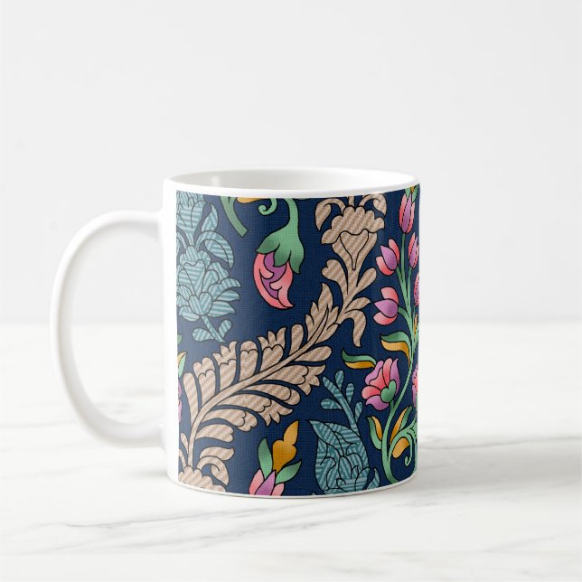 Mug Allover traditionnel moghole Designs, motif, flore (Gauche)