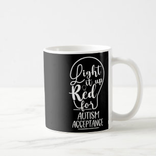 Mug Allumez-le en rouge pour la sensibilisation à l'au