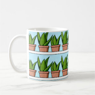 Mug Aloe Vera Plantes Ai Art