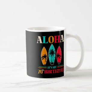 Mug Aloha 70e anniversaire Hawaii Plage tropicale Surf