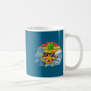 Mug Aloha Hawaïen Panneau de Ananas Hawaï Shaka Rire