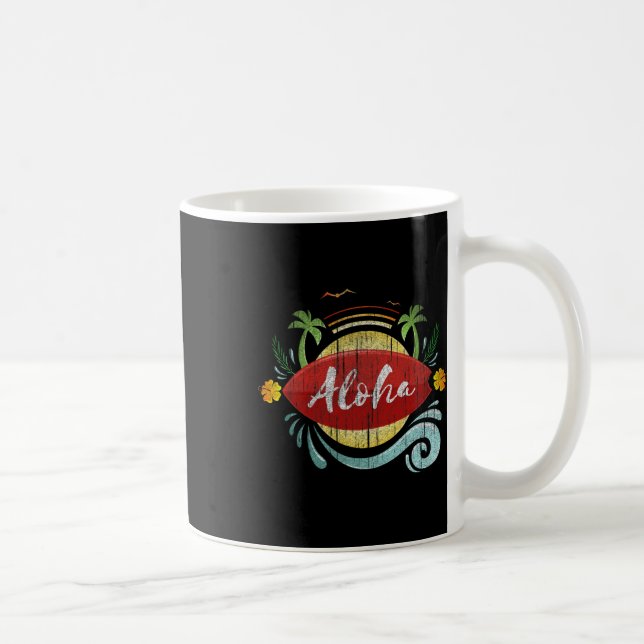 Mug Aloha Hawaii Luau Costum (Droite)