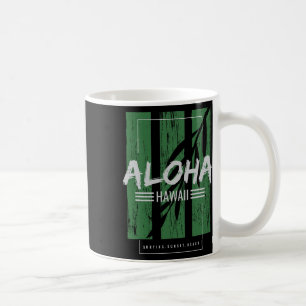 Mug Aloha Hawaii Surfant Plage de Sunset