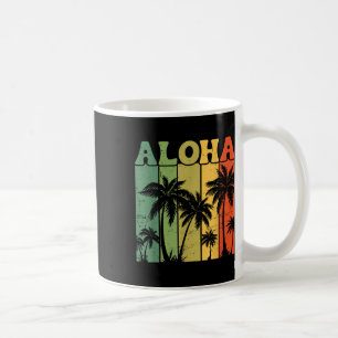 Mug Aloha îles hawaïennes Palmiers Planche de surf Pla