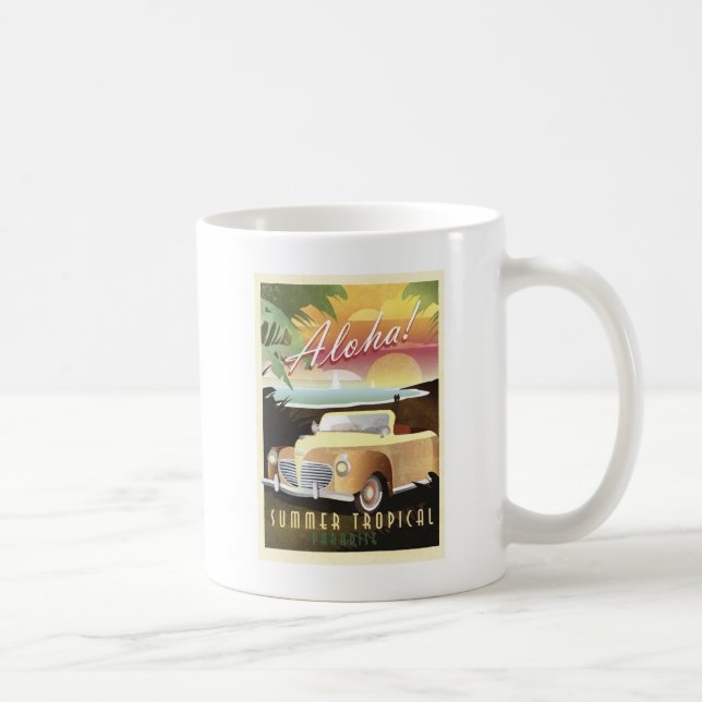 Mug Aloha ! Paradis tropical d'été (Droite)