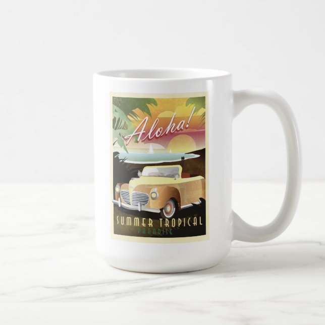 Mug Aloha ! Paradis tropical d'été (Droite)