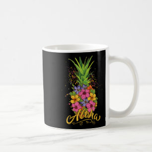 Mug Aloha Pineapple Hibiscus Femmes Ados Fille Hawaiie
