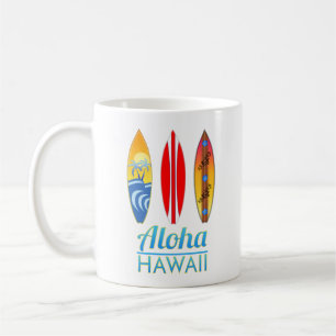 Mug Aloha planches de surf d'Hawaï