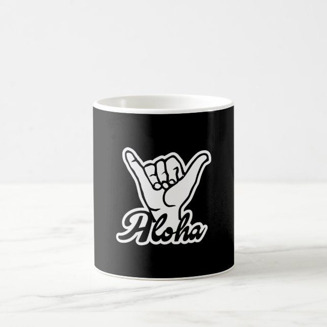 Mug Aloha Shaka Hand, Hang Loose sign (Centre)