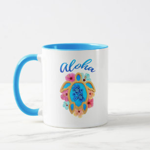Mug Aloha Tropical Honu Sea Turtle