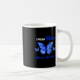 Mug Alopecia Sensibilisation Je porte le papillon bleu