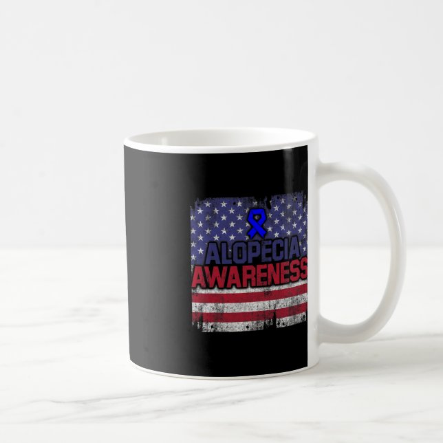 Mug Alopecia Sensibilisation perte de cheveux guerrier (Droite)
