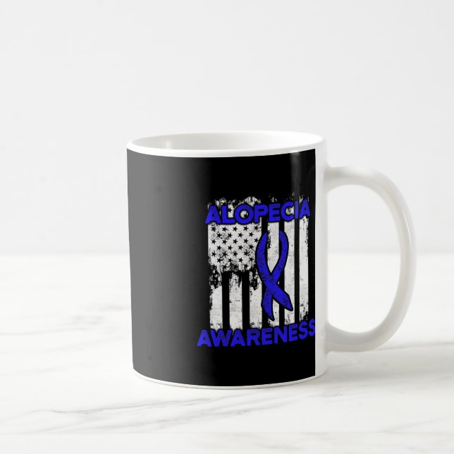 Mug Alopecia Sensibilisation Perte de cheveux Guerrier (Droite)