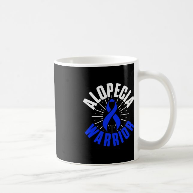 Mug Alopécie Sensibilisation Perte de cheveux Guerrier (Droite)