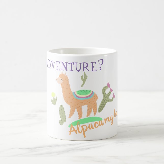 Mug Alpaca Adventure Mes Sacs (Centre)