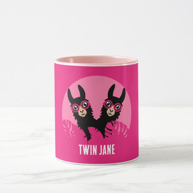 Mug Alpaca llama Twins (Centre)