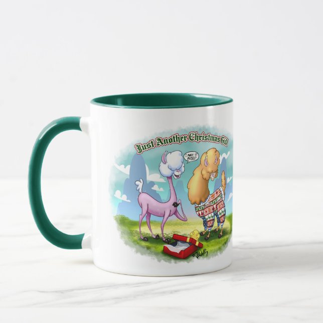 Mug ALPACA SWEATER par Jeff Willis Art (Gauche)