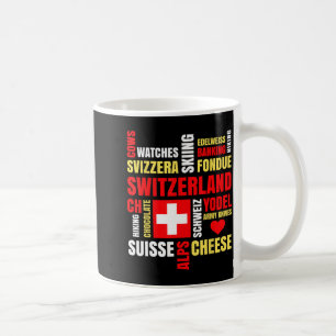 Mug Alpes suisses vaches fromage fondue ski suisse
