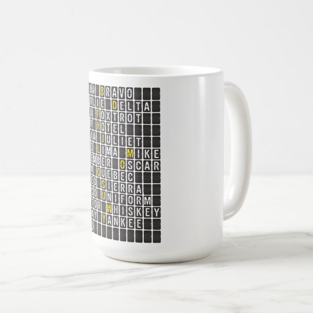 Mug Alpha-Bravo-Charlie (Devant droit)